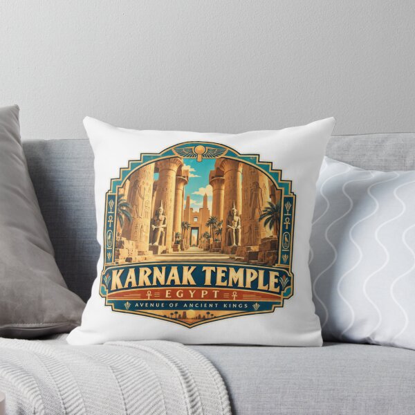 Item preview, Karnak Temple Egypt Avenue Of Ancient Kings | Ancient History Travel Landmark Souvenir designed and sold by Simsimah26Parks.