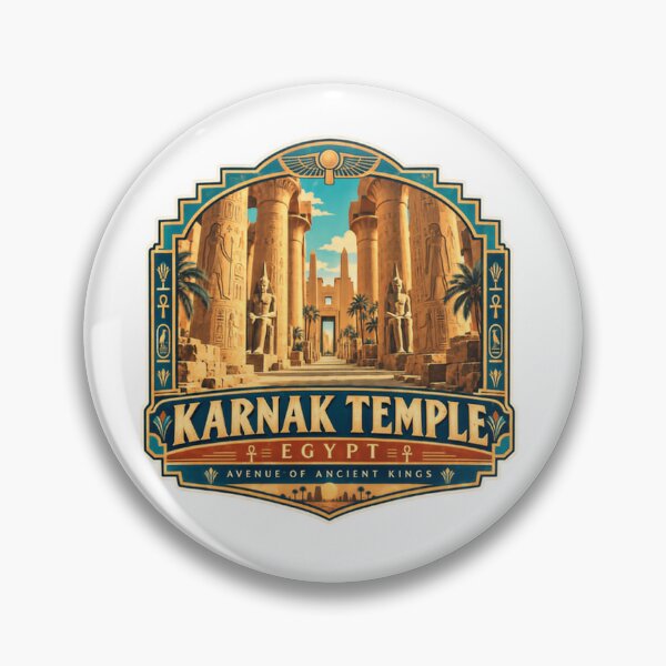 Item preview, Karnak Temple Egypt Avenue Of Ancient Kings | Ancient History Travel Landmark Souvenir designed and sold by Simsimah26Parks.