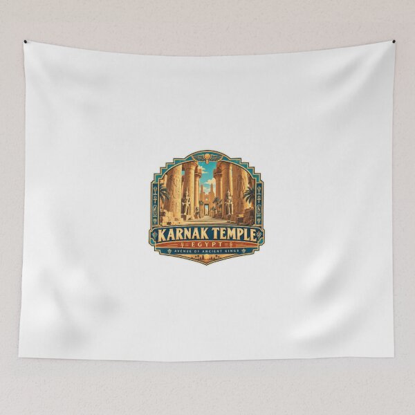 Item preview, Karnak Temple Egypt Avenue Of Ancient Kings | Ancient History Travel Landmark Souvenir designed and sold by Simsimah26Parks.