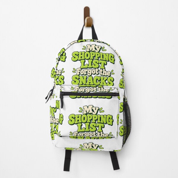Item preview, Shopping List Forgot the Snacks Funny Type Art designed and sold by Bikivuno.
