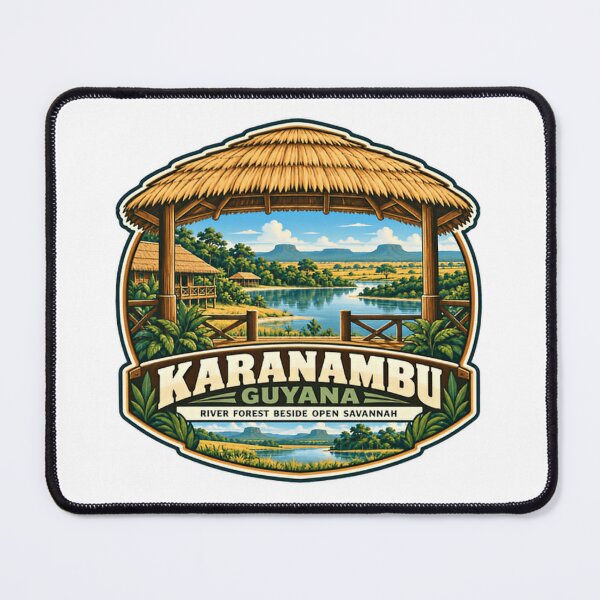 Item preview, Karanambu Guyana River Forest Beside Open Savannah South America Travel Nature designed and sold by Star3NowForMe.