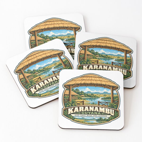 Item preview, Karanambu Guyana River Forest Beside Open Savannah South America Travel Nature designed and sold by Star3NowForMe.