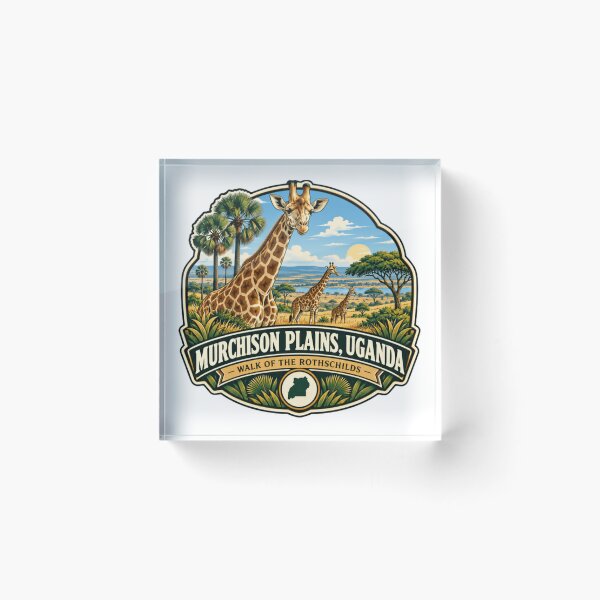 Item preview, Murchison Plains, Uganda Walk Of The Rothschilds Giraffe African Safari Wildlife designed and sold by Simsimah26Parks.