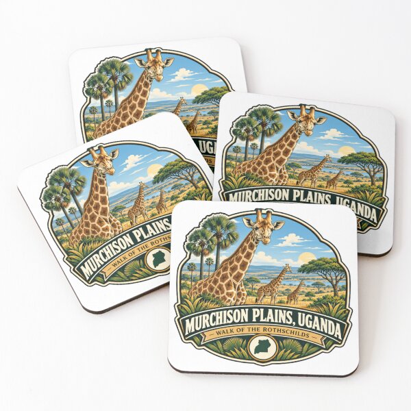 Item preview, Murchison Plains, Uganda Walk Of The Rothschilds Giraffe African Safari Wildlife designed and sold by Simsimah26Parks.