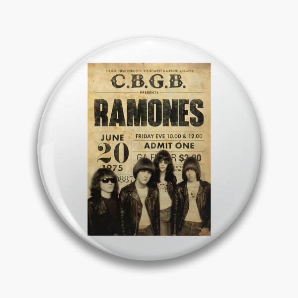 Item preview, Ramones CBGB 1975 Vintage Punk Rock Band designed and sold by Biscuteny.