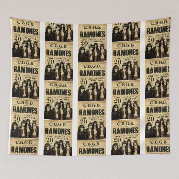 Item preview, Ramones CBGB 1975 Vintage Punk Rock Band designed and sold by Biscuteny.