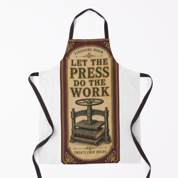 Item preview, Let The Press Do The Work Book Press Workshop Sign designed and sold by BoosterShop.