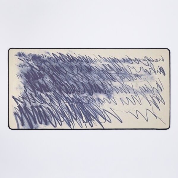 Item preview, Cy Twombly Blue Line Abstract designed and sold by sanmarts.