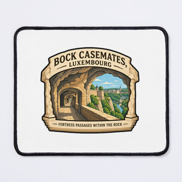 Item preview, Bock Casemates, Luxembourg Fortress Passages Within The Rock European Travel History Souvenir designed and sold by Simsimah26Parks.