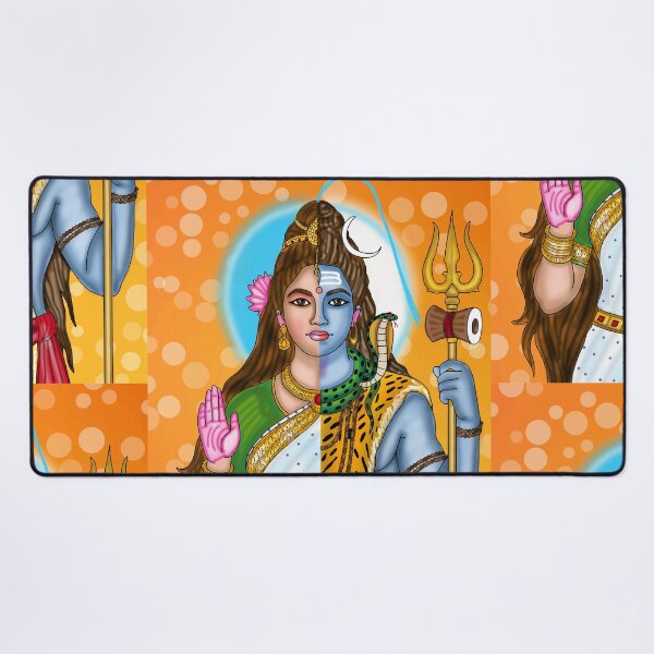 Item preview, Ardhanarishvara Digital Drawing | Shiva Parvati Divine Hindu Artwork designed and sold by Harshit_Digital_Arts.
