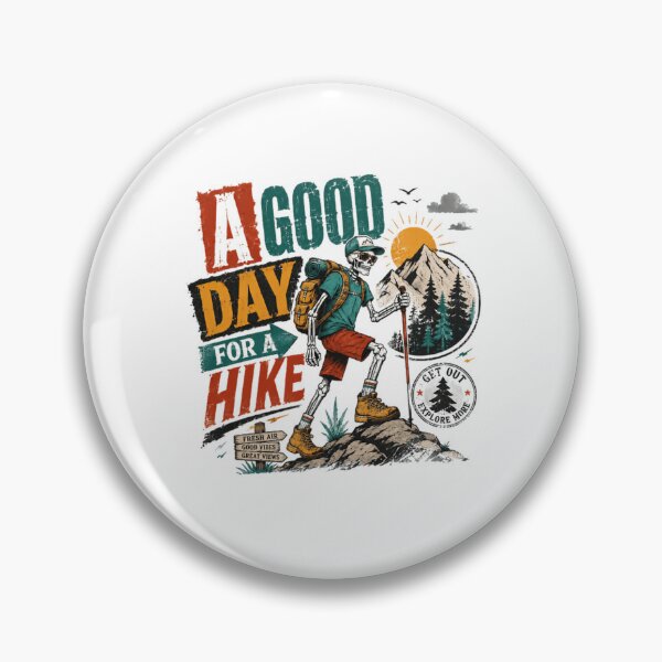 Item preview, A Good Day For A Hike Hiking Outdoors Adventure Explorer designed and sold by RetroMini2026.