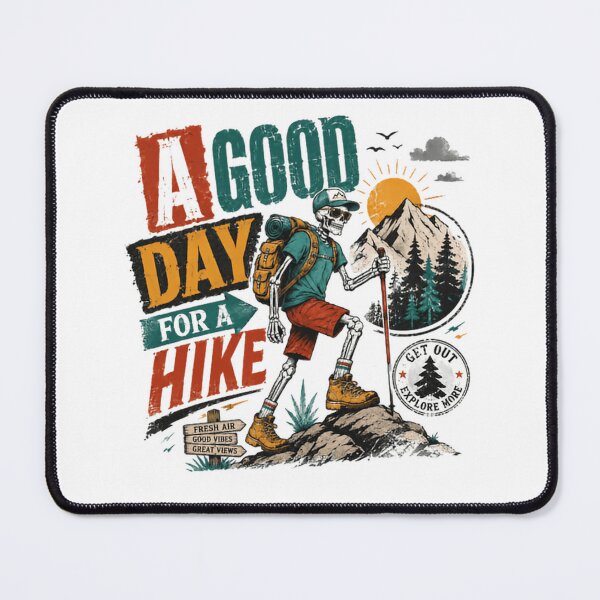 Item preview, A Good Day For A Hike Hiking Outdoors Adventure Explorer designed and sold by RetroMini2026.