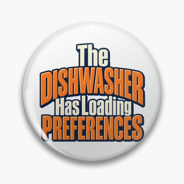 Item preview, Dishwasher Loading Preferences Funny Lettering designed and sold by Bikivuno.