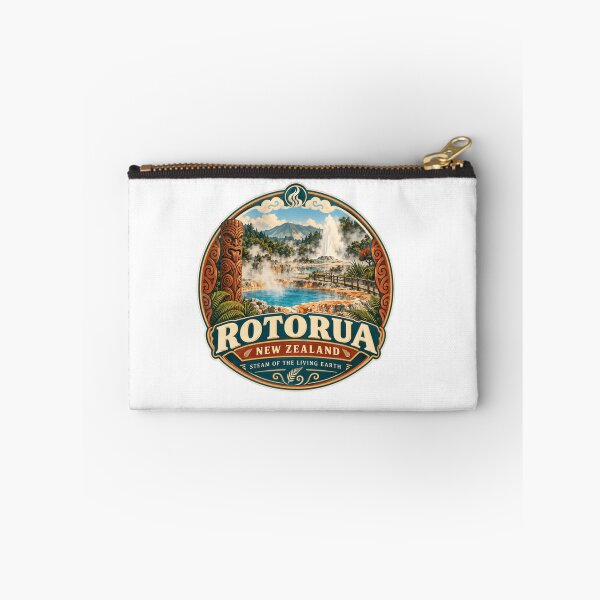 Item preview, Rotorua New Zealand Steam Of The Living Earth Travel Souvenir designed and sold by Simsimah26Parks.
