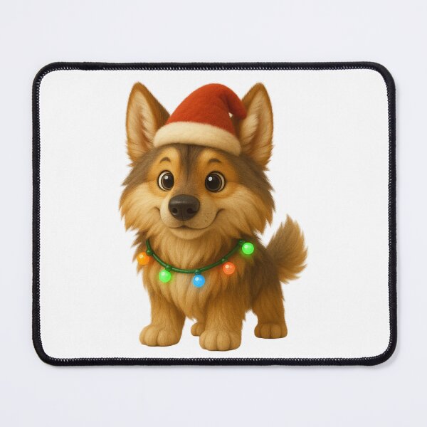 Item preview, British Timber Dog Christmas Lights designed and sold by Sillytoe.