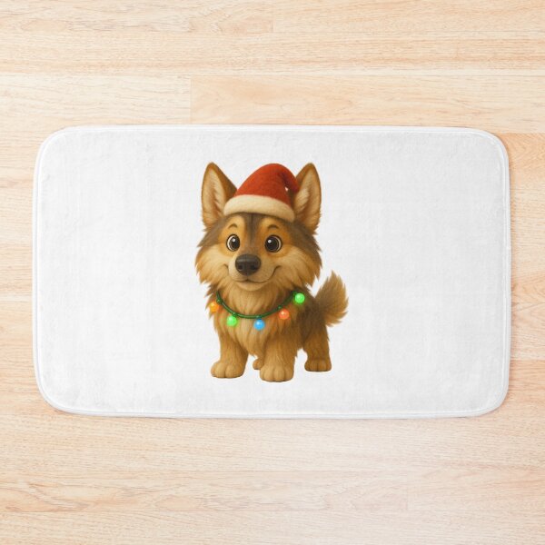 Item preview, British Timber Dog Christmas Lights designed and sold by Sillytoe.