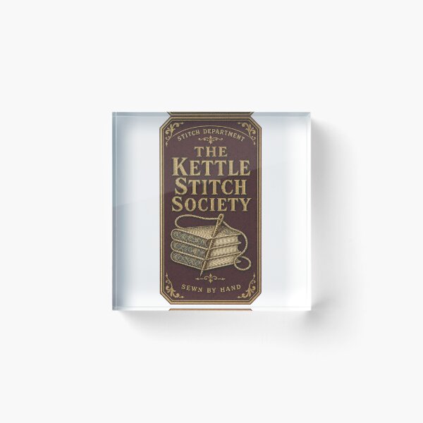 Item preview, The Kettle Stitch Society Bookbinder's Badge designed and sold by BoosterShop.