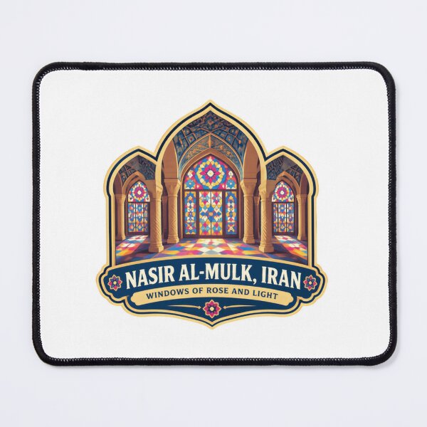Item preview, Nasir Al-Mulk, Iran Windows Of Rose And Light Persian Architecture Travel Souvenir designed and sold by Simsimah26Parks.