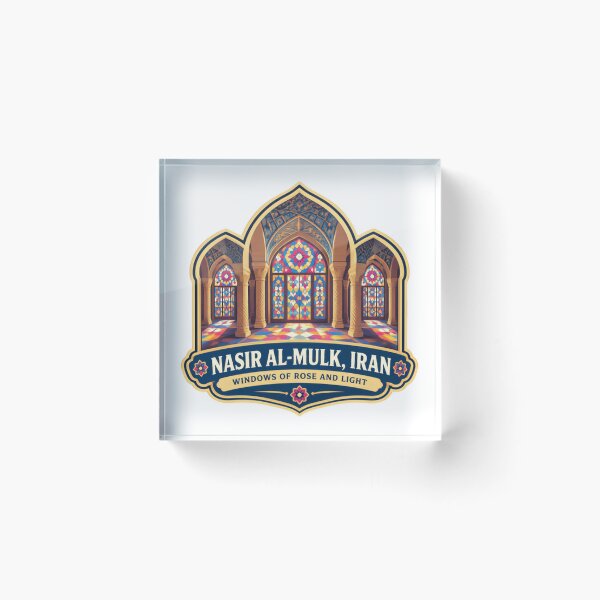 Item preview, Nasir Al-Mulk, Iran Windows Of Rose And Light Persian Architecture Travel Souvenir designed and sold by Simsimah26Parks.