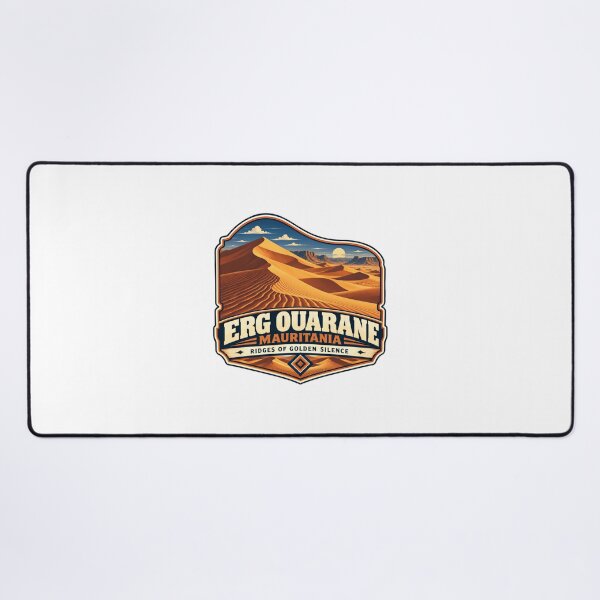 Item preview, Erg Ouarane Mauritania Ridges Of Golden Silence African Desert Travel Explorer designed and sold by Star3NowForMe.