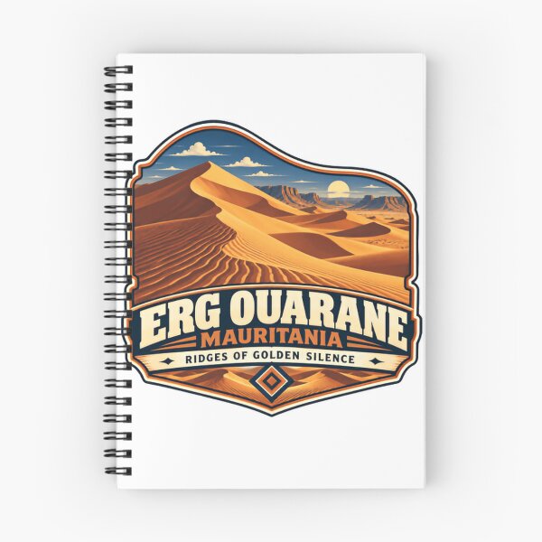 Item preview, Erg Ouarane Mauritania Ridges Of Golden Silence African Desert Travel Explorer designed and sold by Star3NowForMe.