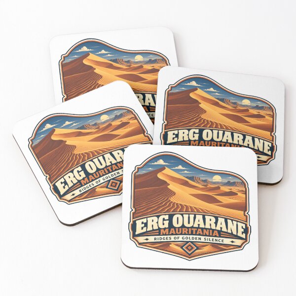 Item preview, Erg Ouarane Mauritania Ridges Of Golden Silence African Desert Travel Explorer designed and sold by Star3NowForMe.