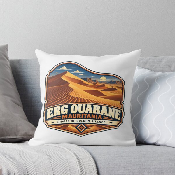 Item preview, Erg Ouarane Mauritania Ridges Of Golden Silence African Desert Travel Explorer designed and sold by Star3NowForMe.