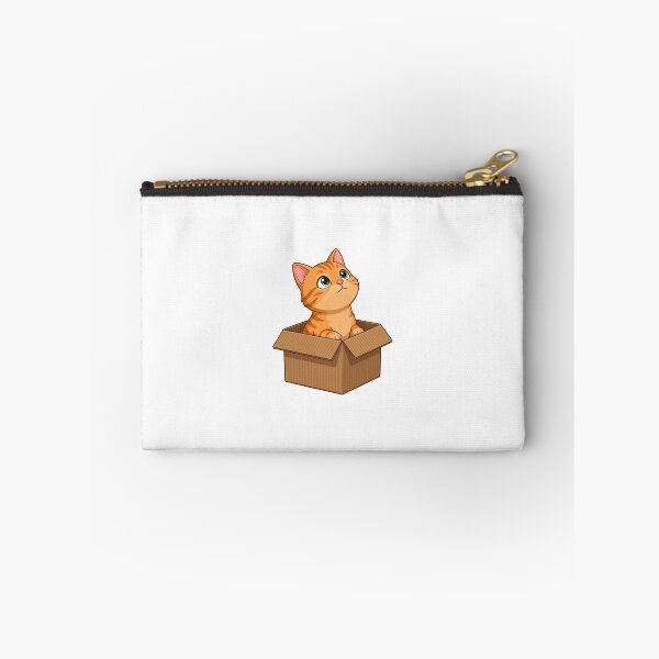 Item preview, Orange Tabby Cat in Cardboard Box Illustration designed and sold by Nichely.
