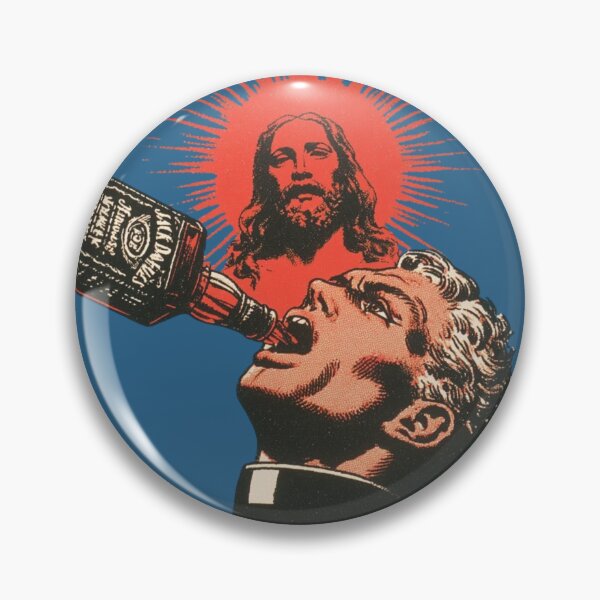 Item preview, Priest drinking and Jesus watching designed and sold by NF Designs Studio DTF.