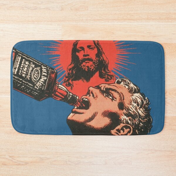 Item preview, Priest drinking and Jesus watching designed and sold by NF Designs Studio DTF.