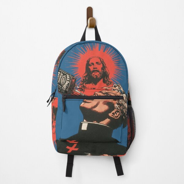 Item preview, Priest drinking and Jesus watching designed and sold by NF Designs Studio DTF.