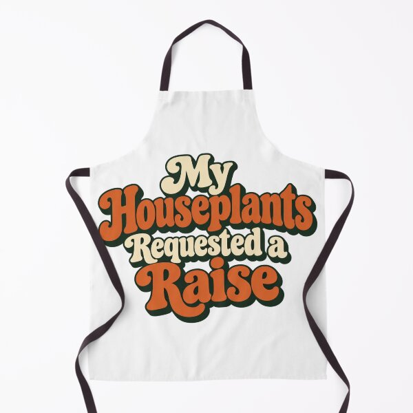 Item preview, Houseplants Requested a Raise Retro Letter Art designed and sold by Bikivuno.