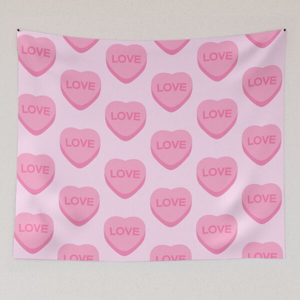 Item preview, Pink Valentines Day Heart Candy designed and sold by Super Neon Pixels .