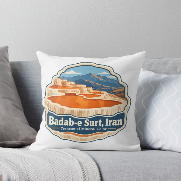 Item preview, Badab-E Surt, Iran Terraces Of Mineral Color Travel Souvenir Natural Wonder designed and sold by Simsimah26Parks.