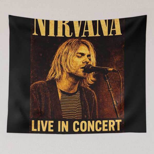 Item preview, Band Musik Rock Grunge Kurt Cobain Nirvana Vintage designed and sold by Skozr.