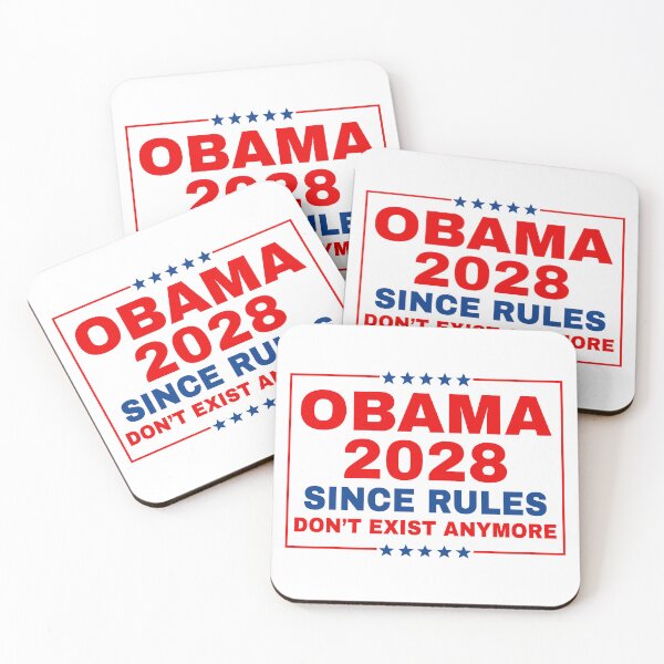 Item preview, Obama 2028 Since Rules Don't Exist Anymore - Political Satire designed and sold by PixVib.
