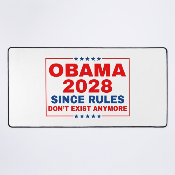 Item preview, Obama 2028 Since Rules Don't Exist Anymore - Political Satire designed and sold by PixVib.