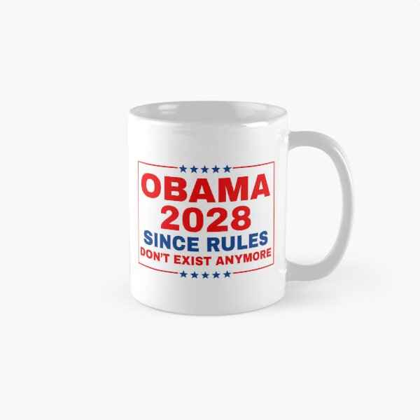 Item preview, Obama 2028 Since Rules Don't Exist Anymore - Political Satire designed and sold by PixVib.