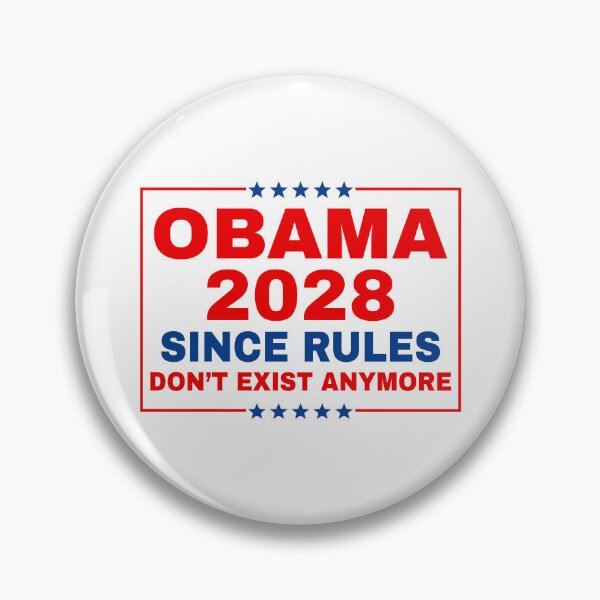 Item preview, Obama 2028 Since Rules Don't Exist Anymore - Political Satire designed and sold by PixVib.
