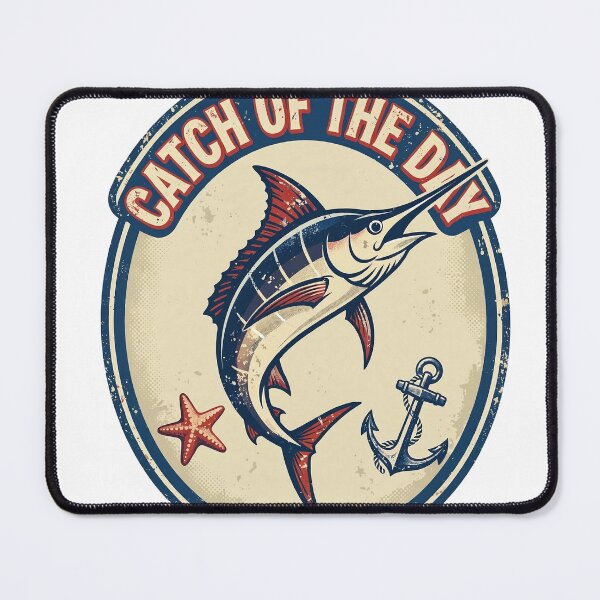 Item preview, Catch of the Day Vintage Marlin Badge designed and sold by Odd-jack.