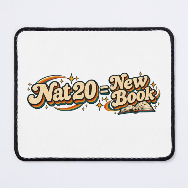 Item preview, Nat 20 = New Book designed and sold by SarahZenith.