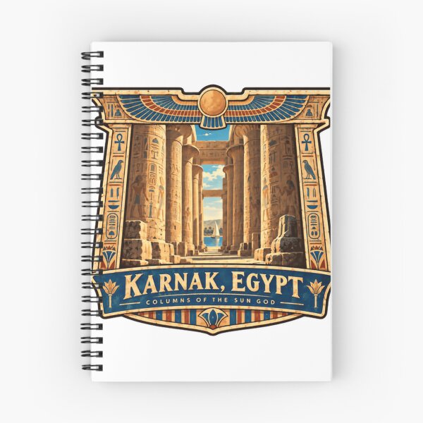 Item preview, Karnak, Egypt Columns Of The Sun God Ancient Egyptian History Travel Landmark designed and sold by SEEM-drawing.