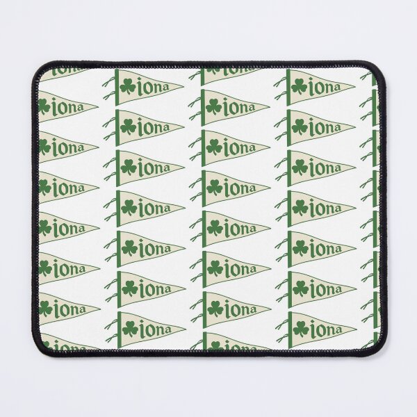 Item preview, Iona Shamrock Pennant designed and sold by Hungry Hungry Buffalo.