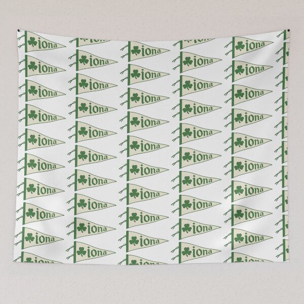 Item preview, Iona Shamrock Pennant designed and sold by Hungry Hungry  Buffalo.