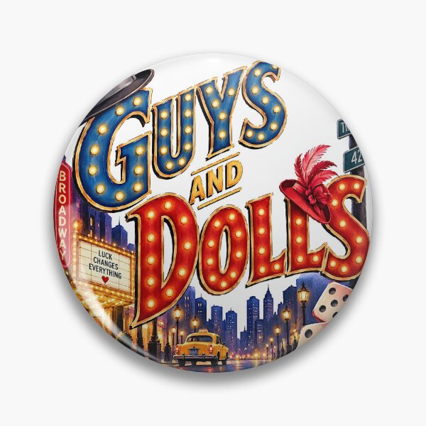 Item preview, Guys and Dolls the Musical designed and sold by Lyric Vault - Rock on.