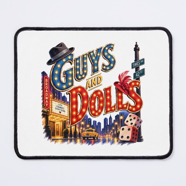 Item preview, Guys and Dolls the Musical designed and sold by Lyric Vault - Rock on.