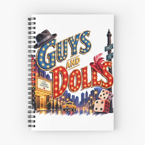 Item preview, Guys and Dolls the Musical designed and sold by Lyric Vault - Rock on.