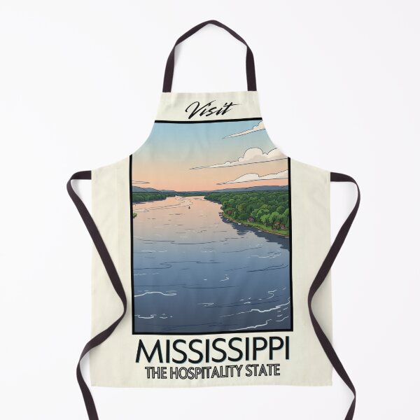 Item preview, Mississippi Scenic Vintage Style Travel Advert designed and sold by Dimensionality.