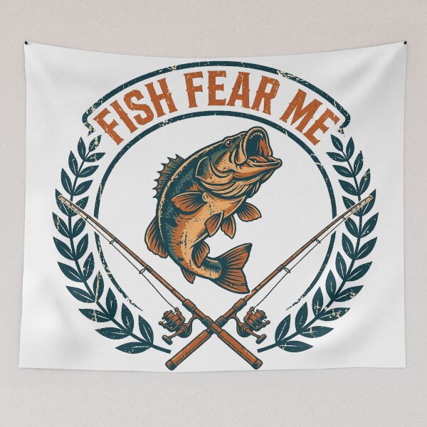 Item preview, Fish Fear Me Bragging Bass Badge designed and sold by Odd-jack.