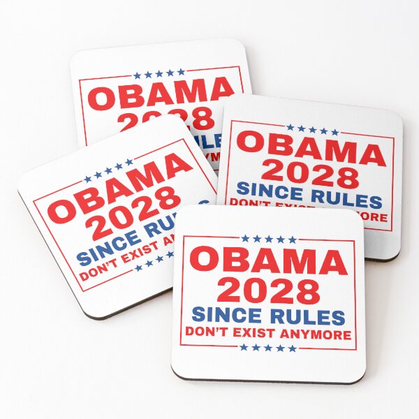 Item preview, Obama 2028 Since Rules Don't Exist Anymore - Funny Sarcastic Election designed and sold by PixVib.